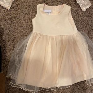 Bonnie Baby 18M beige dress with cover up